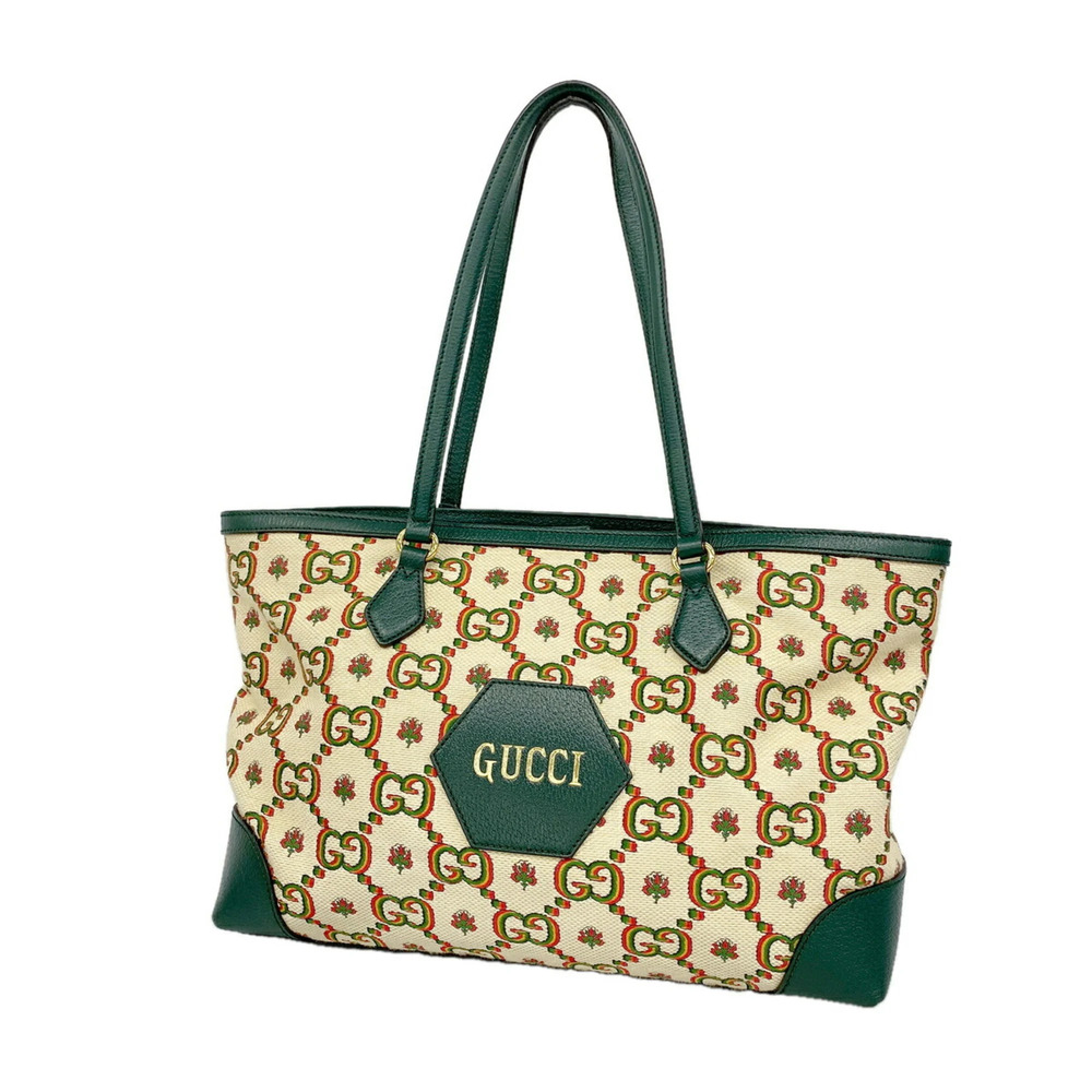 Gucci Bag/Tote Bag 100th Anniversary Limited Edition 676681 Canvas Green Women's